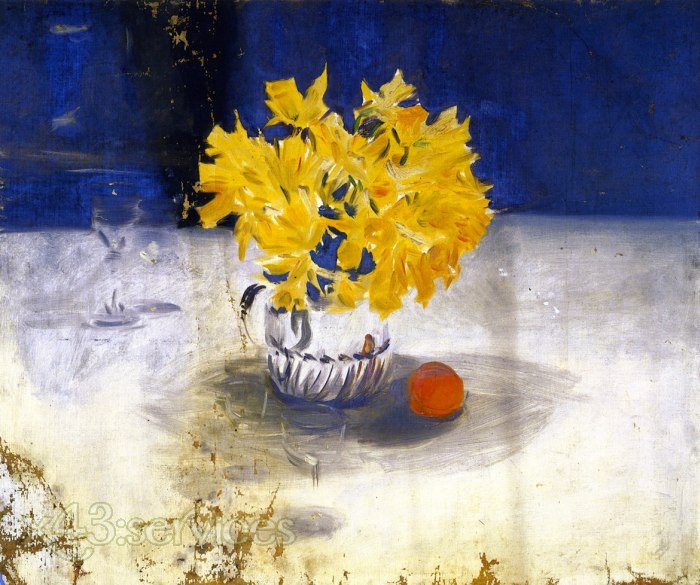 John Singer Sargent - Narzissen in einer Vase - Daffodils in a Vase